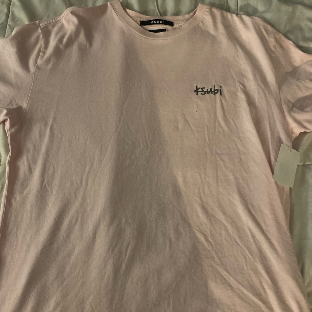 Ksubi Light Pink Short Sleeve Tee